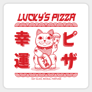 Lucky's Pizza Sticker